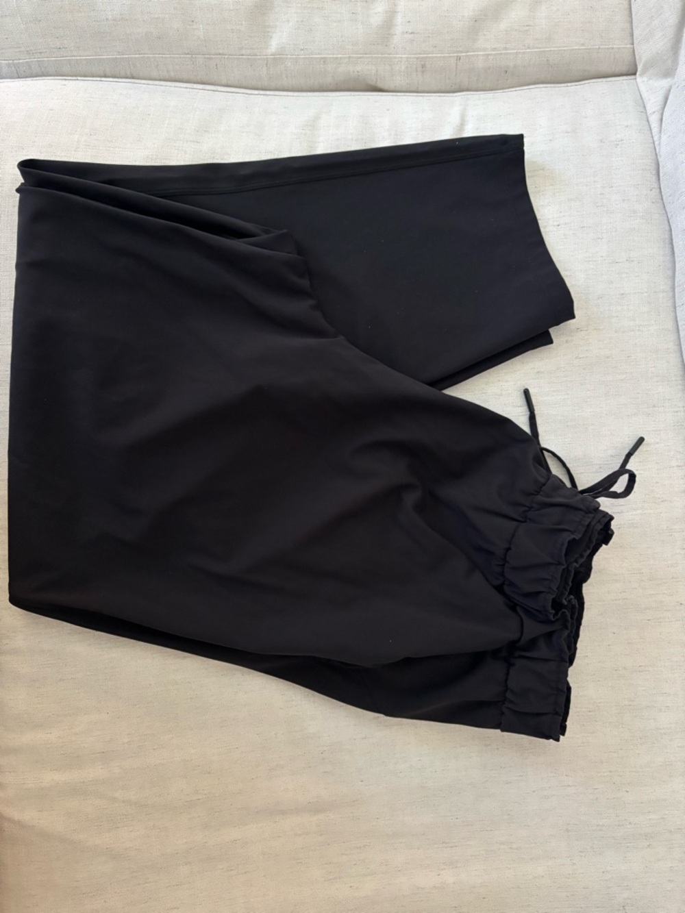 lululemon athletica Black Drawstring Track Pants
